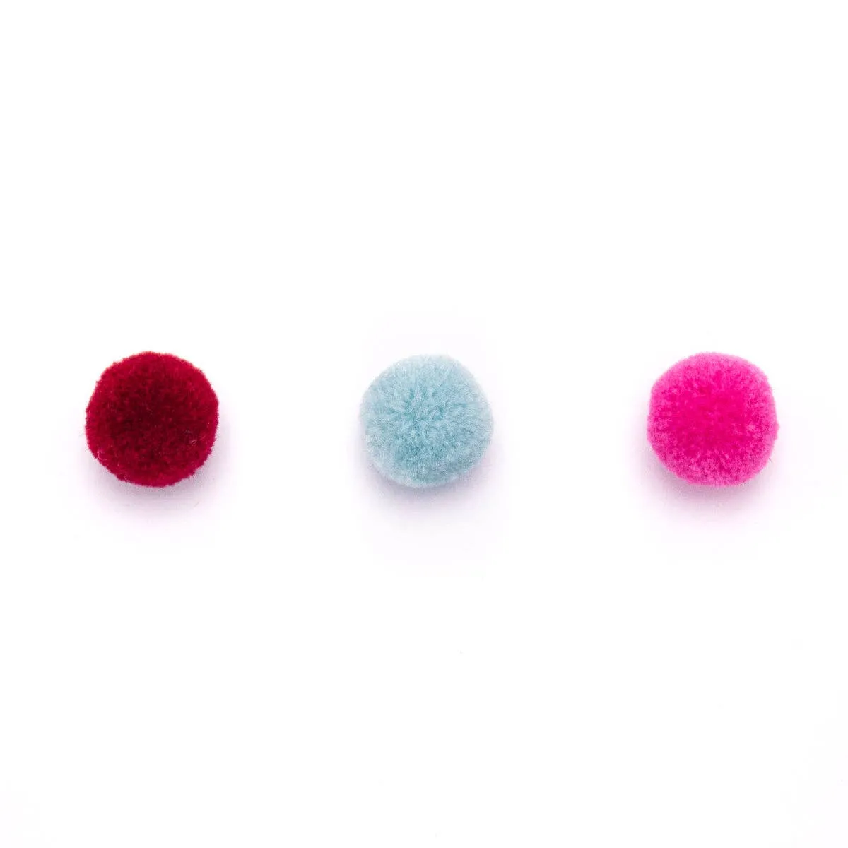 10pcs17mm Colored Plush ball for jewelry handmade jewelry supplies jewelry finding D-3-452