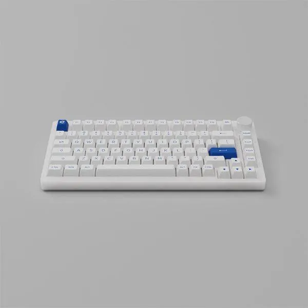 AKKO PC75B Plus Blue On White RGB Mechanical Keyboard (Akko CS Jelly Pink)