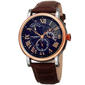 Akribos Xxiv Quartz Blue Dial Men's Watch AK1003RGBU
