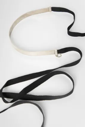 ANN DEMEULEMEESTER UNISEX BLACK BELTS