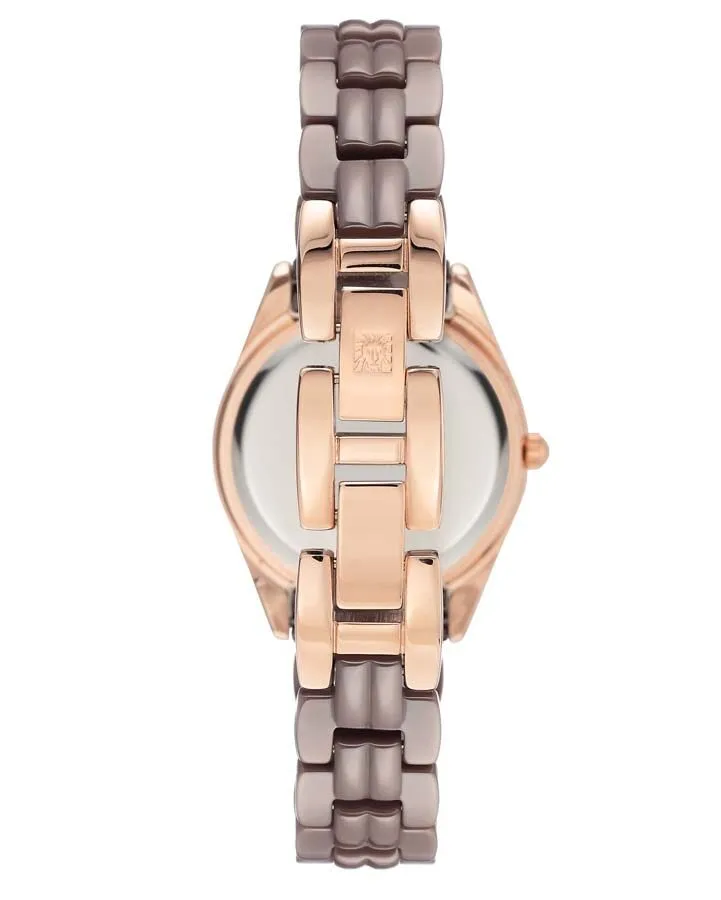 Anne Klein Mauve Mother of Pearl Dial Ladies Watch AK/3410MVRG