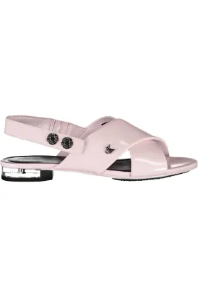 Calvin Klein Pink Polyethylene Women Women's Sandal