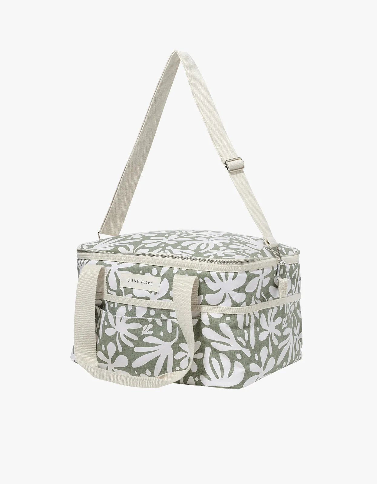 Canvas Cooler Bag - Vacay Olive