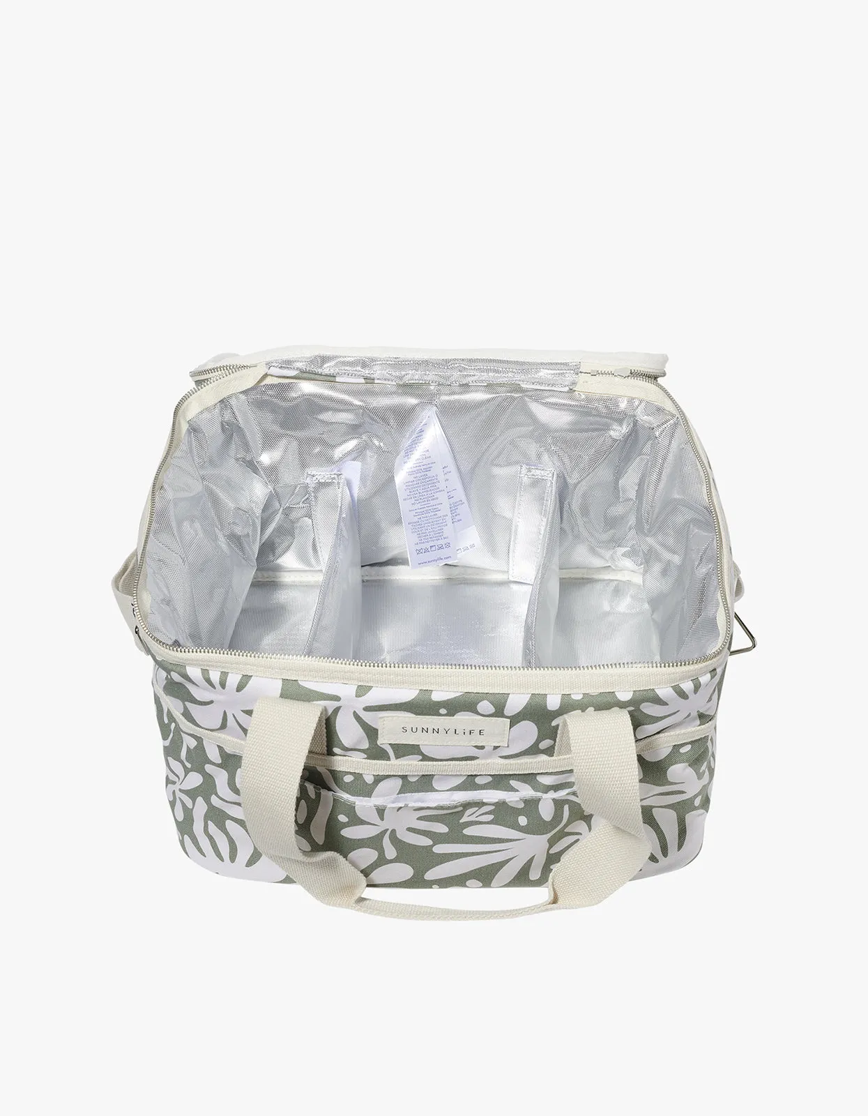 Canvas Cooler Bag - Vacay Olive