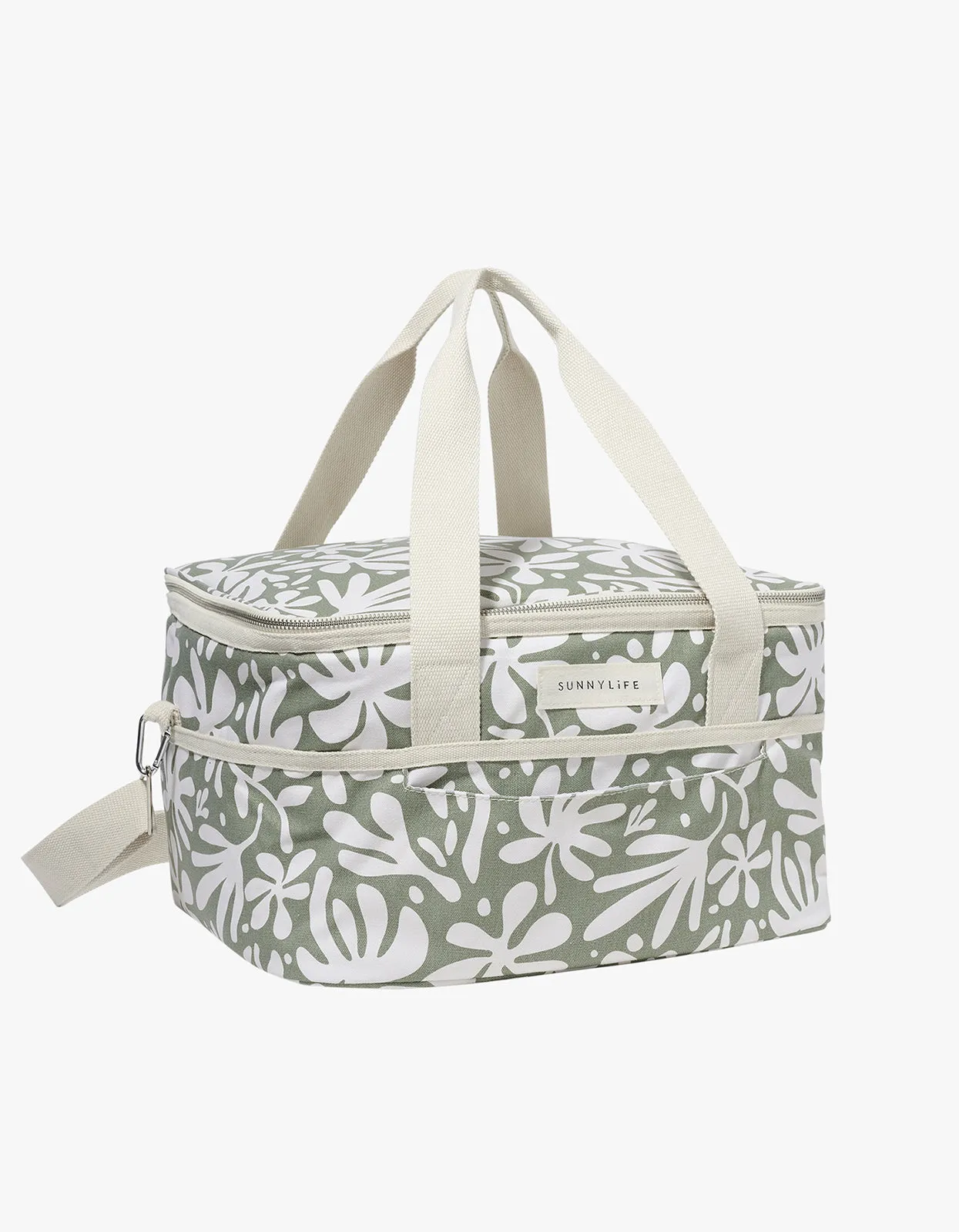 Canvas Cooler Bag - Vacay Olive