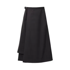 Descente LONG WRAP SKIRT Black