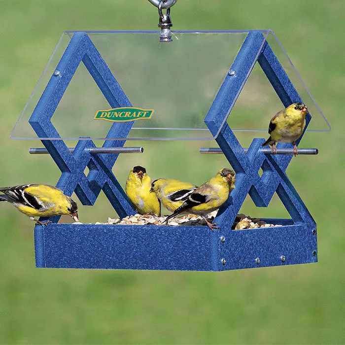 Duncraft Blue Diamond Hanging Feeder
