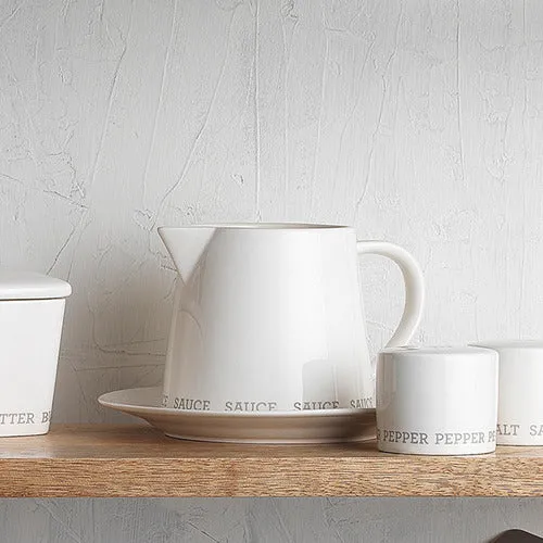 Ecology Abode Gravy Boat & Plate