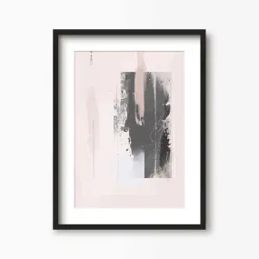 Free Spirit Pink & Grey Abstract Art