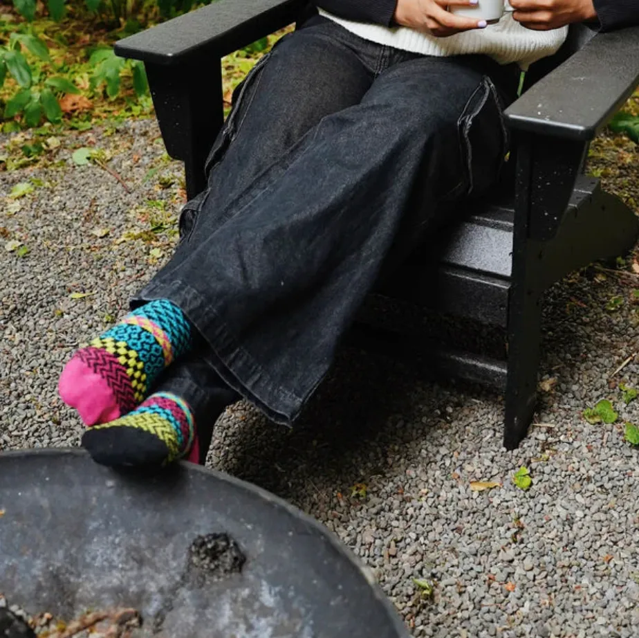 Fusion Slouch Socks - Tetra