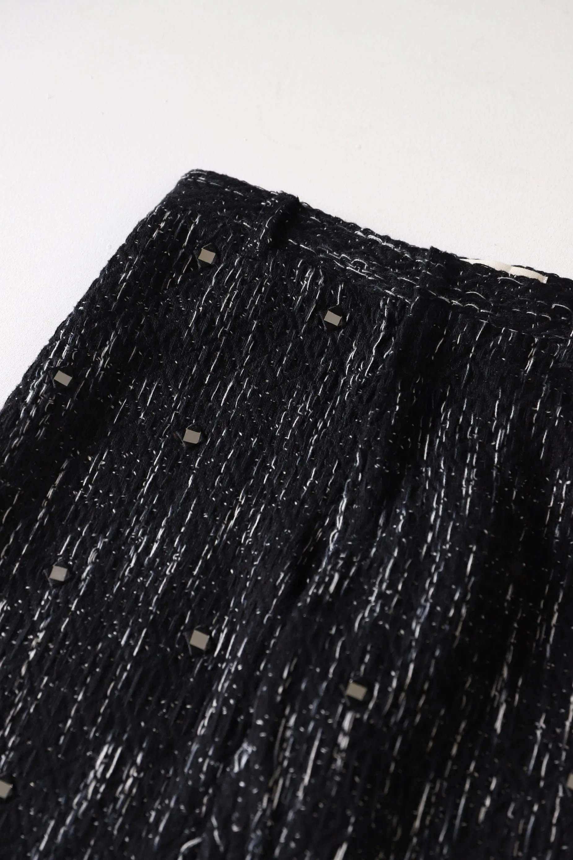 HANDWOVEN MIRROR TROUSERS