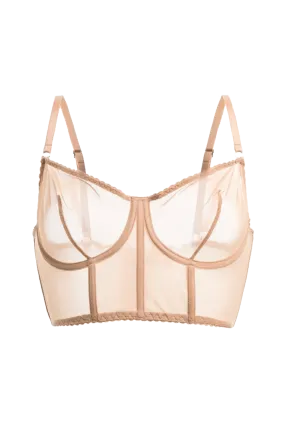 Iconic Bustier Bra | Nude