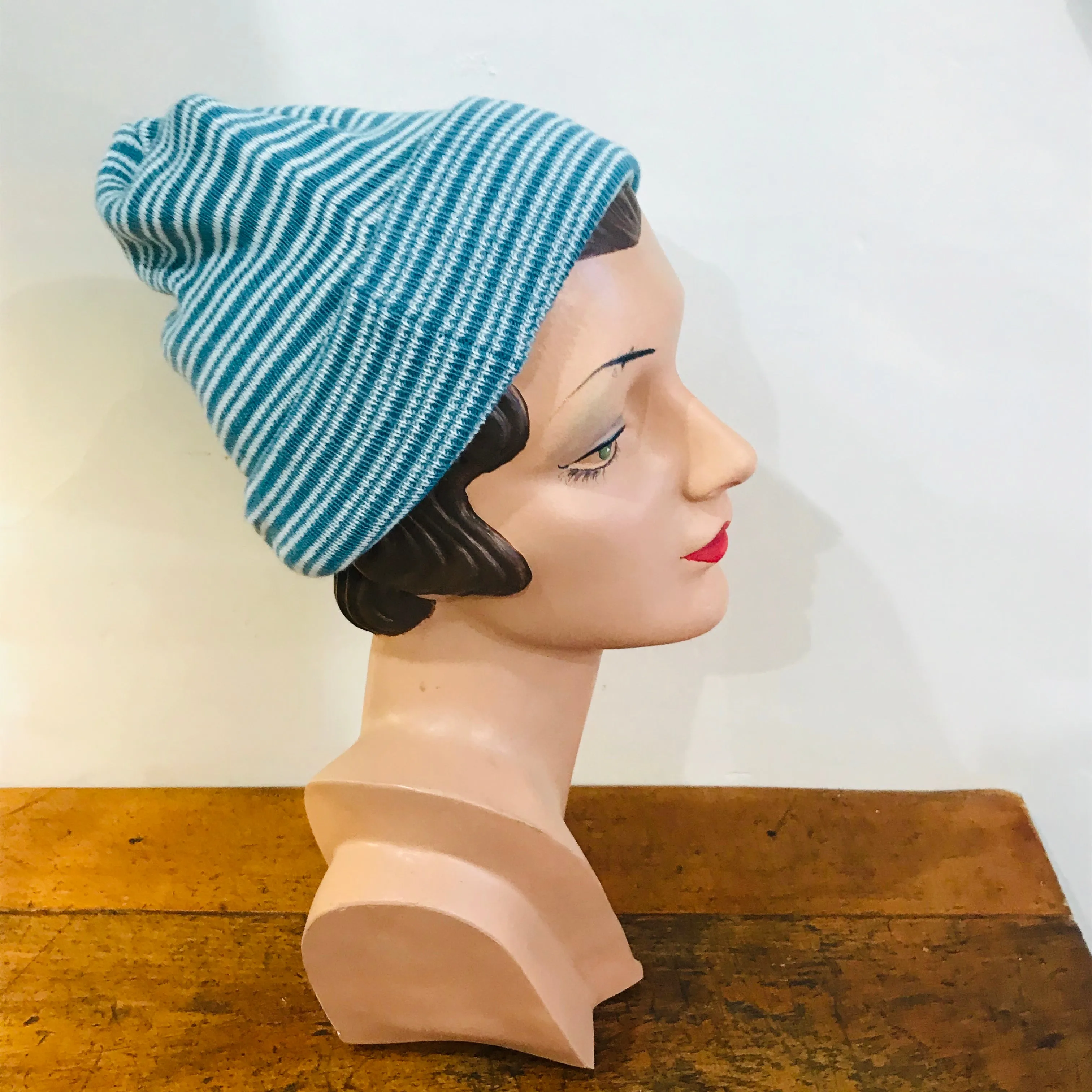 Kangol - Slouch Beanie - Unisex - Green   White Stripes