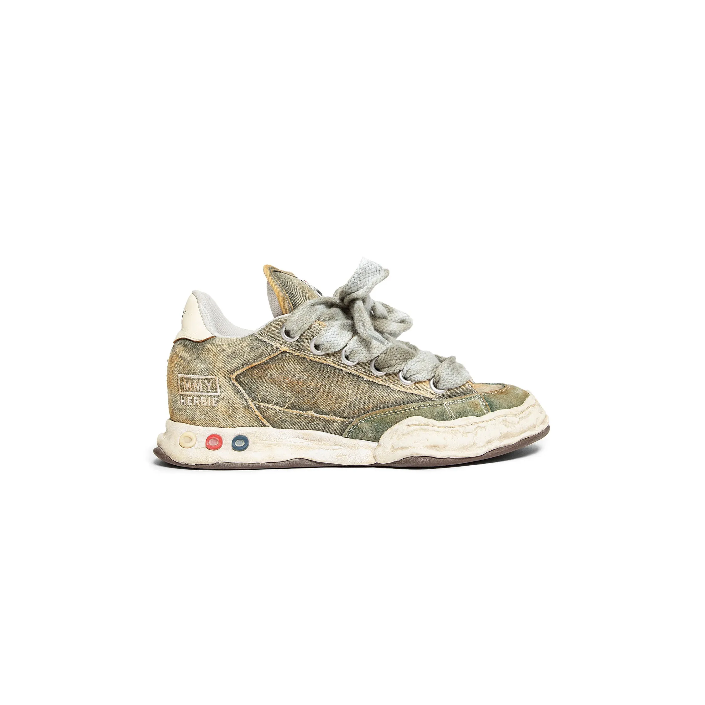 MAISON MIHARA YASUHIRO UNISEX GREEN SNEAKERS