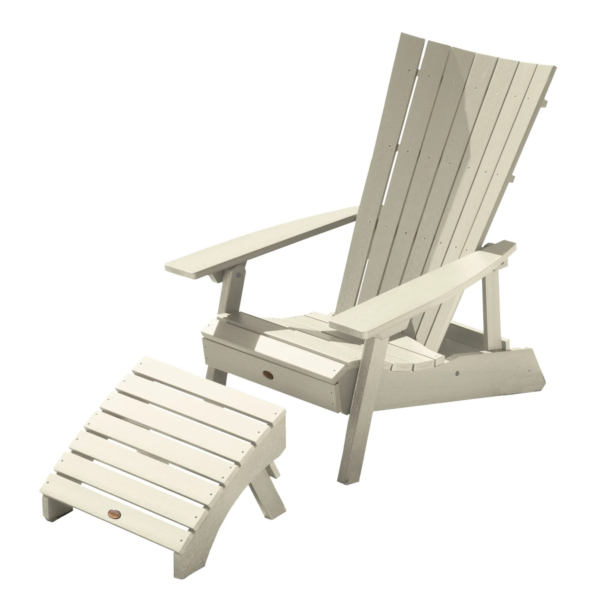 Manhattan Beach Adirondack Chair with Folding Adirondack Ottoman