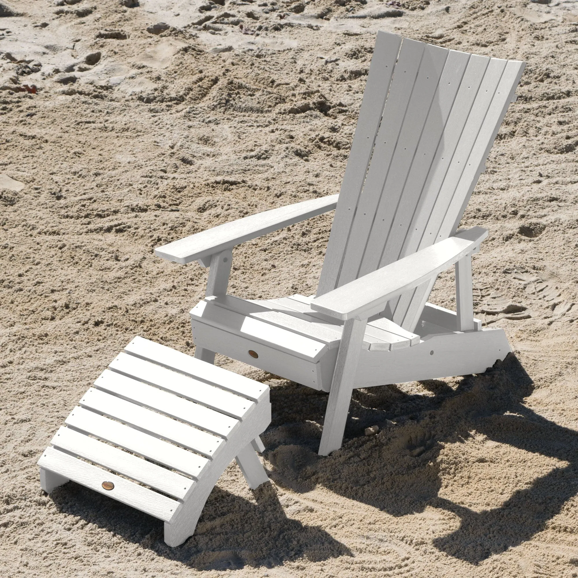 Manhattan Beach Adirondack Chair with Folding Adirondack Ottoman