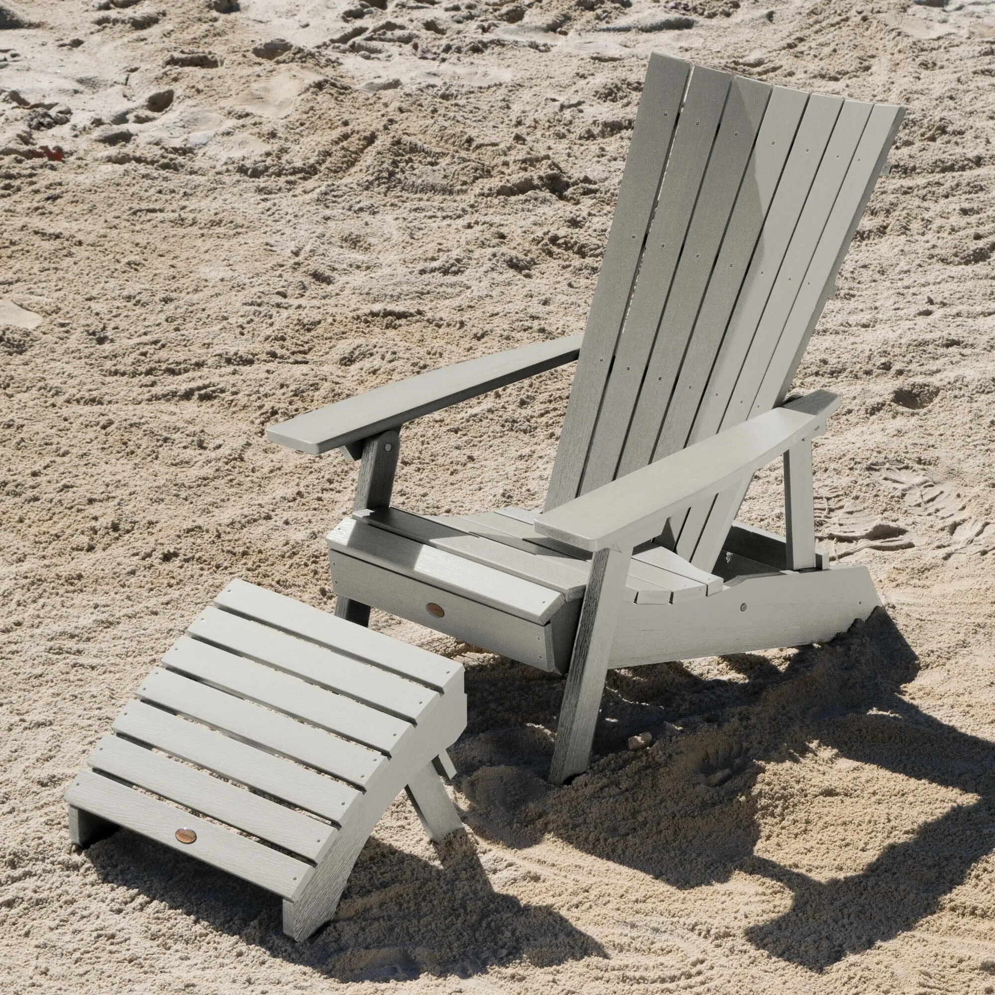 Manhattan Beach Adirondack Chair with Folding Adirondack Ottoman