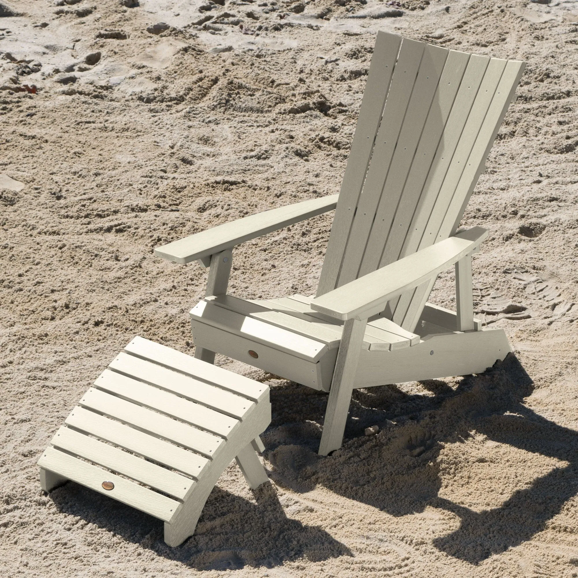 Manhattan Beach Adirondack Chair with Folding Adirondack Ottoman