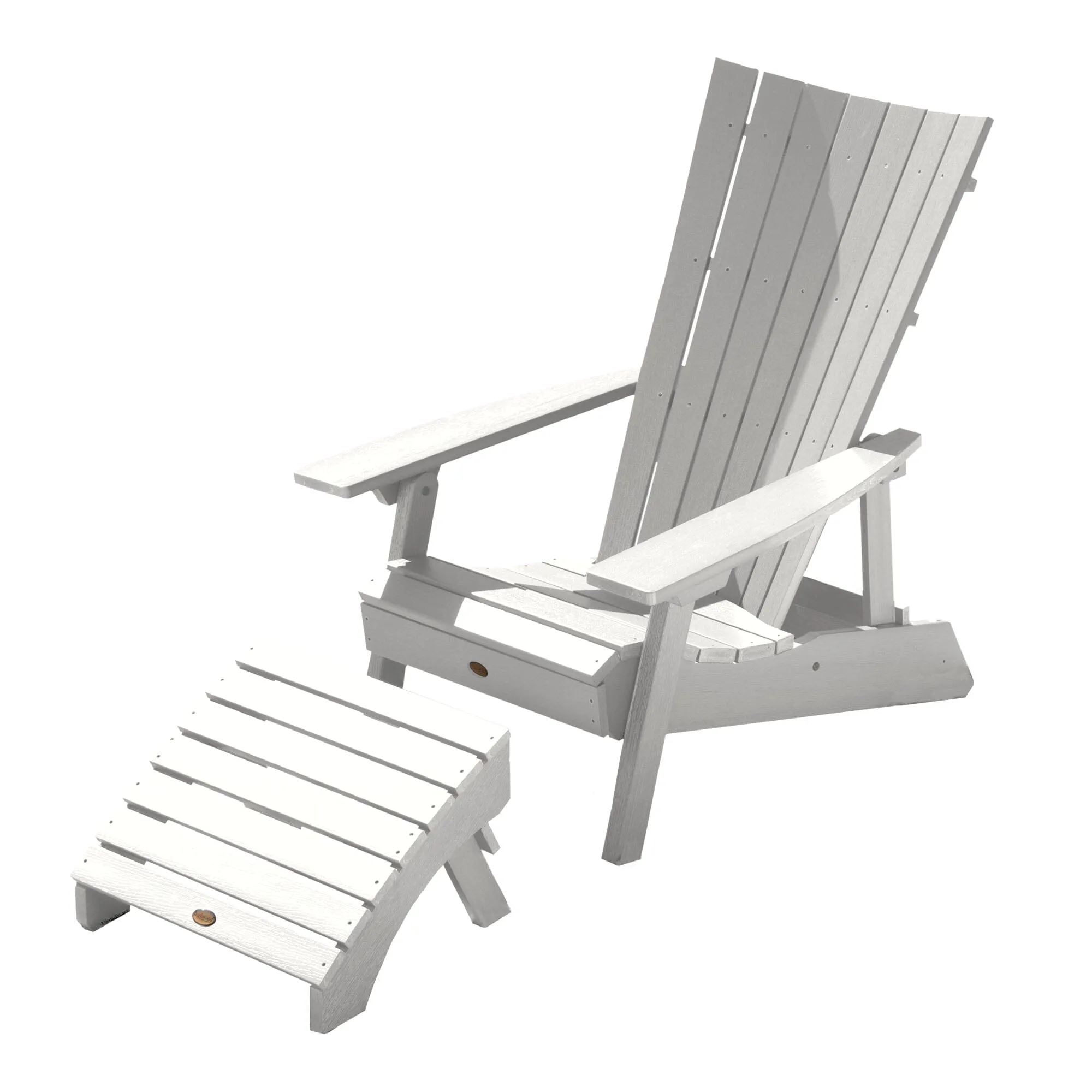 Manhattan Beach Adirondack Chair with Folding Adirondack Ottoman