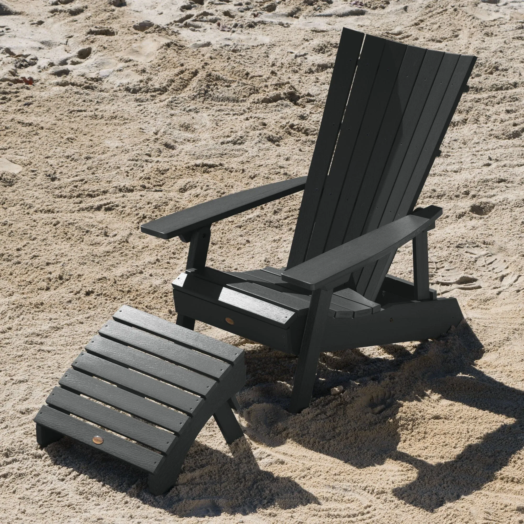 Manhattan Beach Adirondack Chair with Folding Adirondack Ottoman