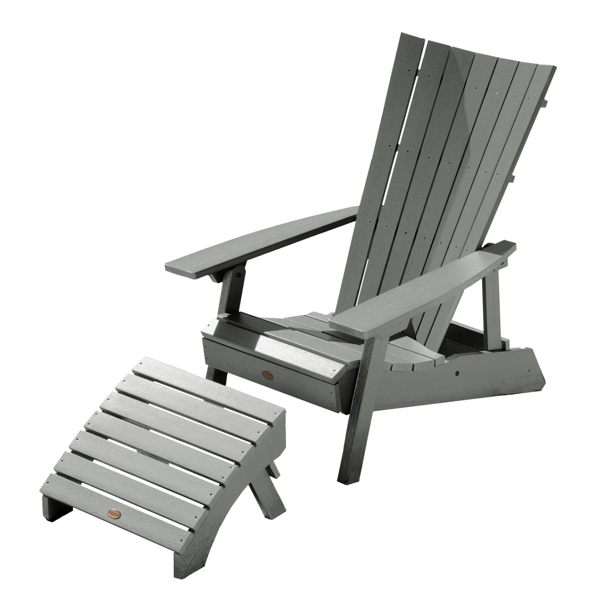 Manhattan Beach Adirondack Chair with Folding Adirondack Ottoman
