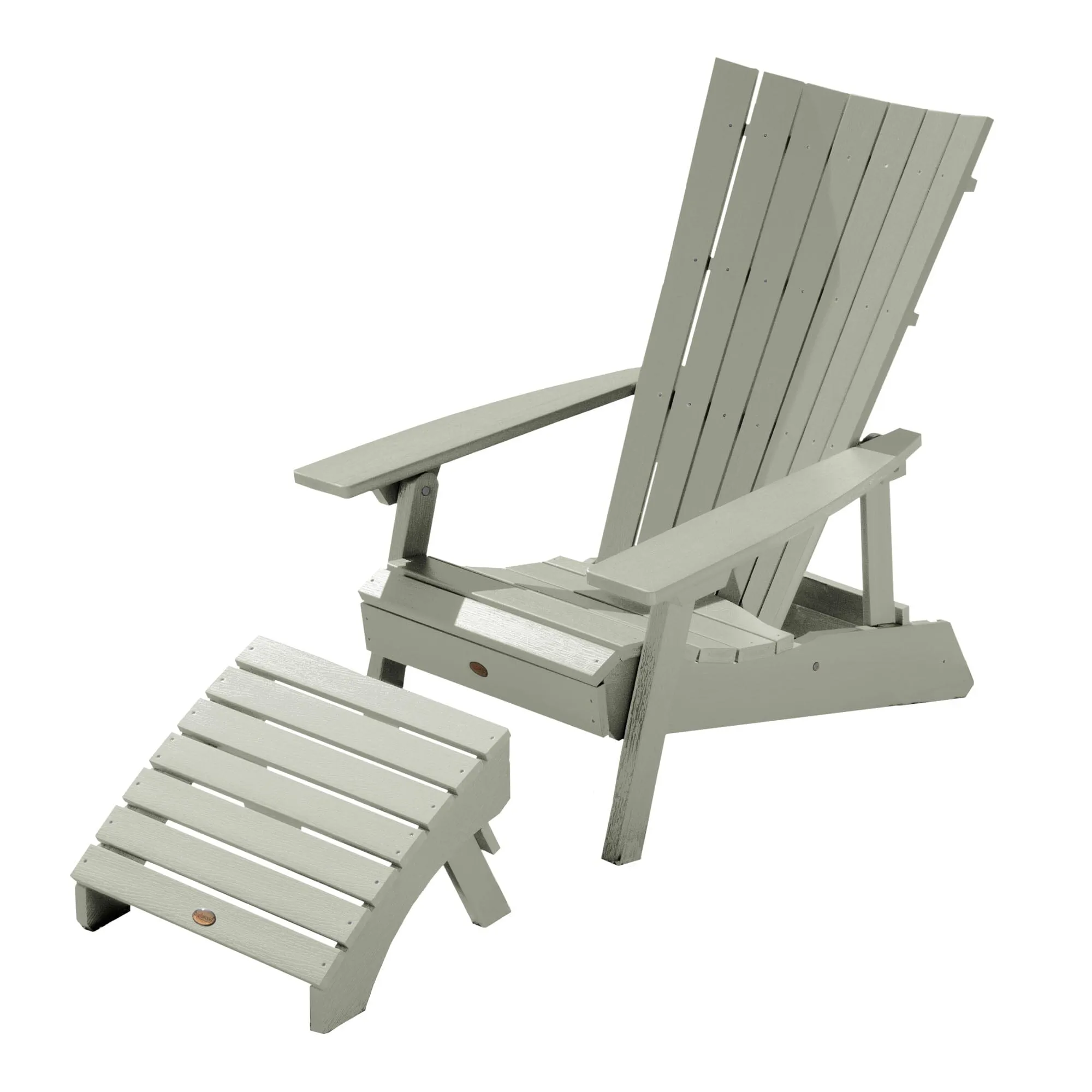 Manhattan Beach Adirondack Chair with Folding Adirondack Ottoman
