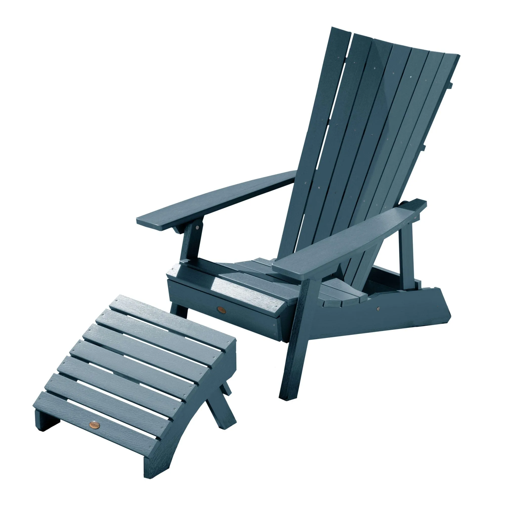 Manhattan Beach Adirondack Chair with Folding Adirondack Ottoman