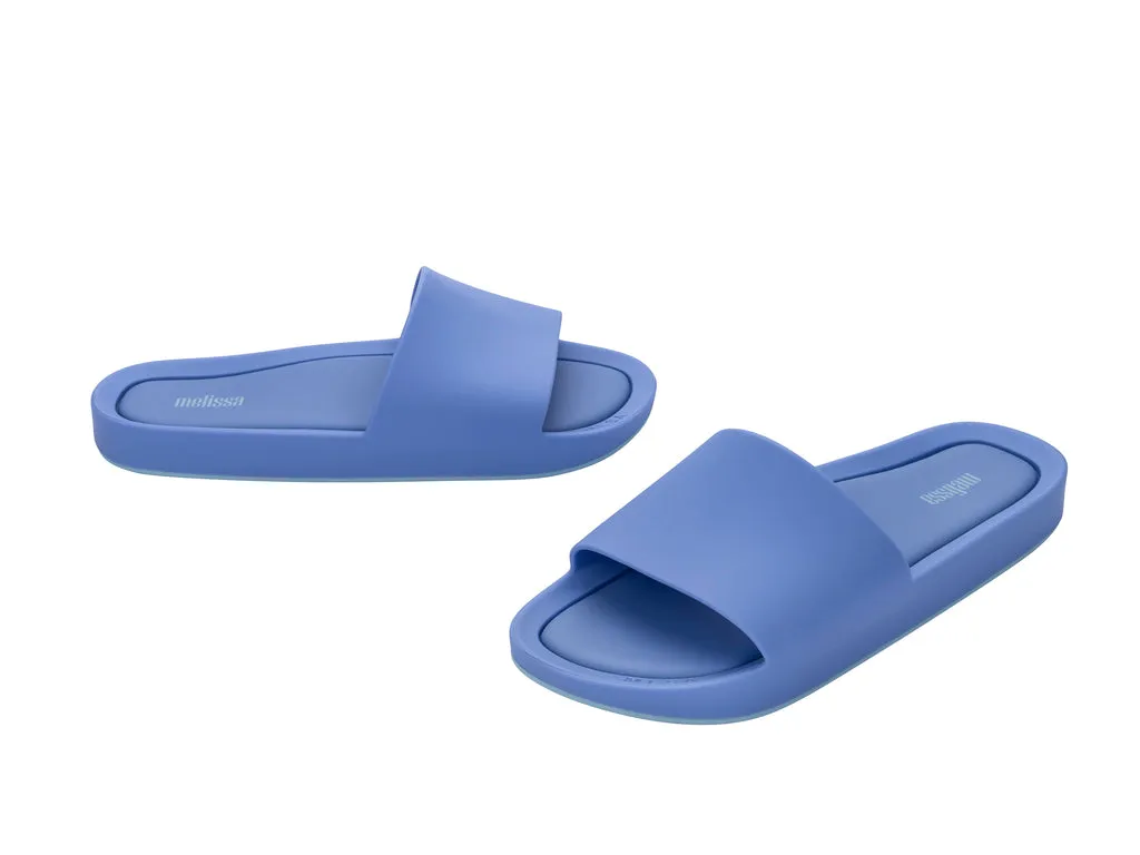 Melissa Beach Slide AD Blue Slipons