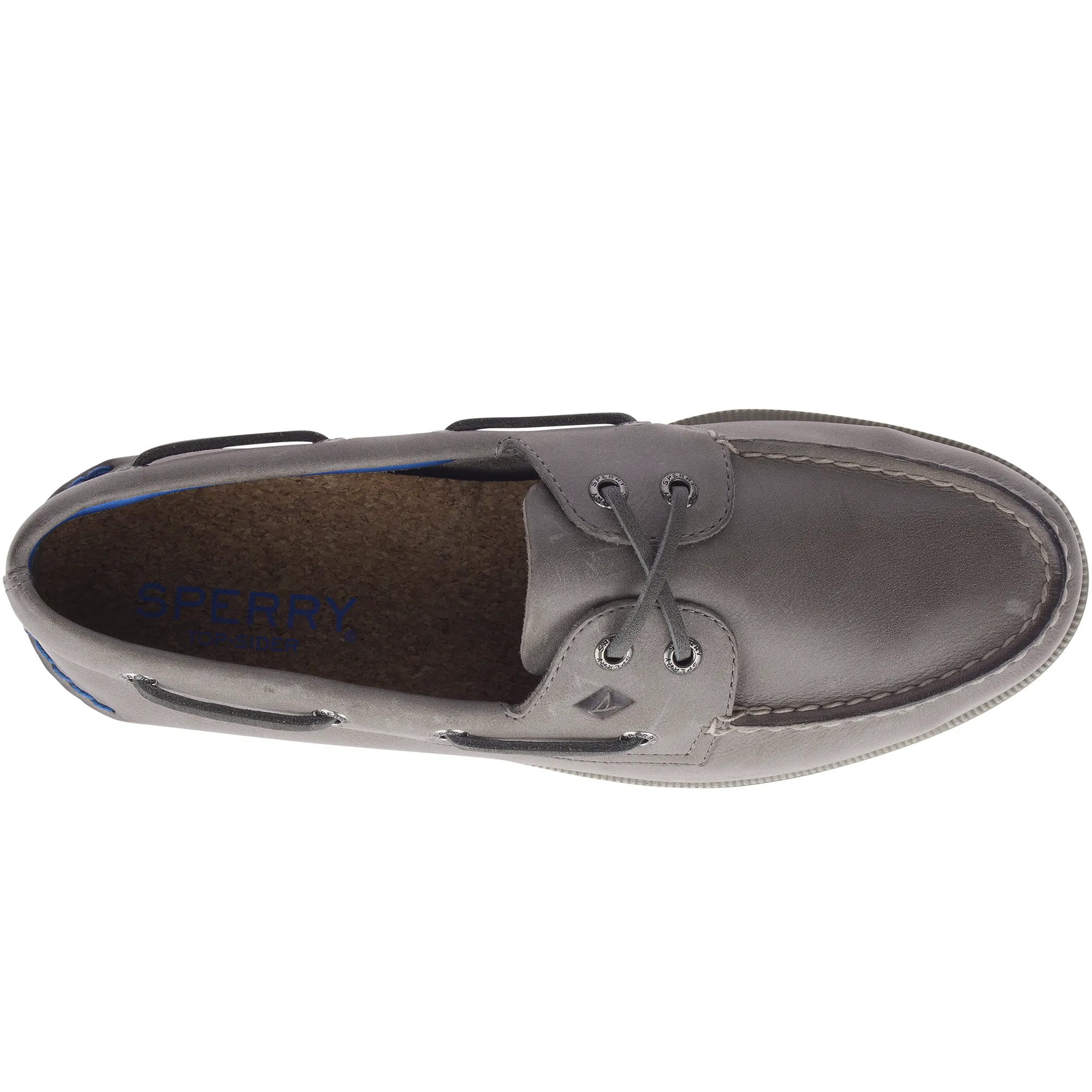 Men's Authentic Original Plush Boat Shoe - Grey (STS18498)