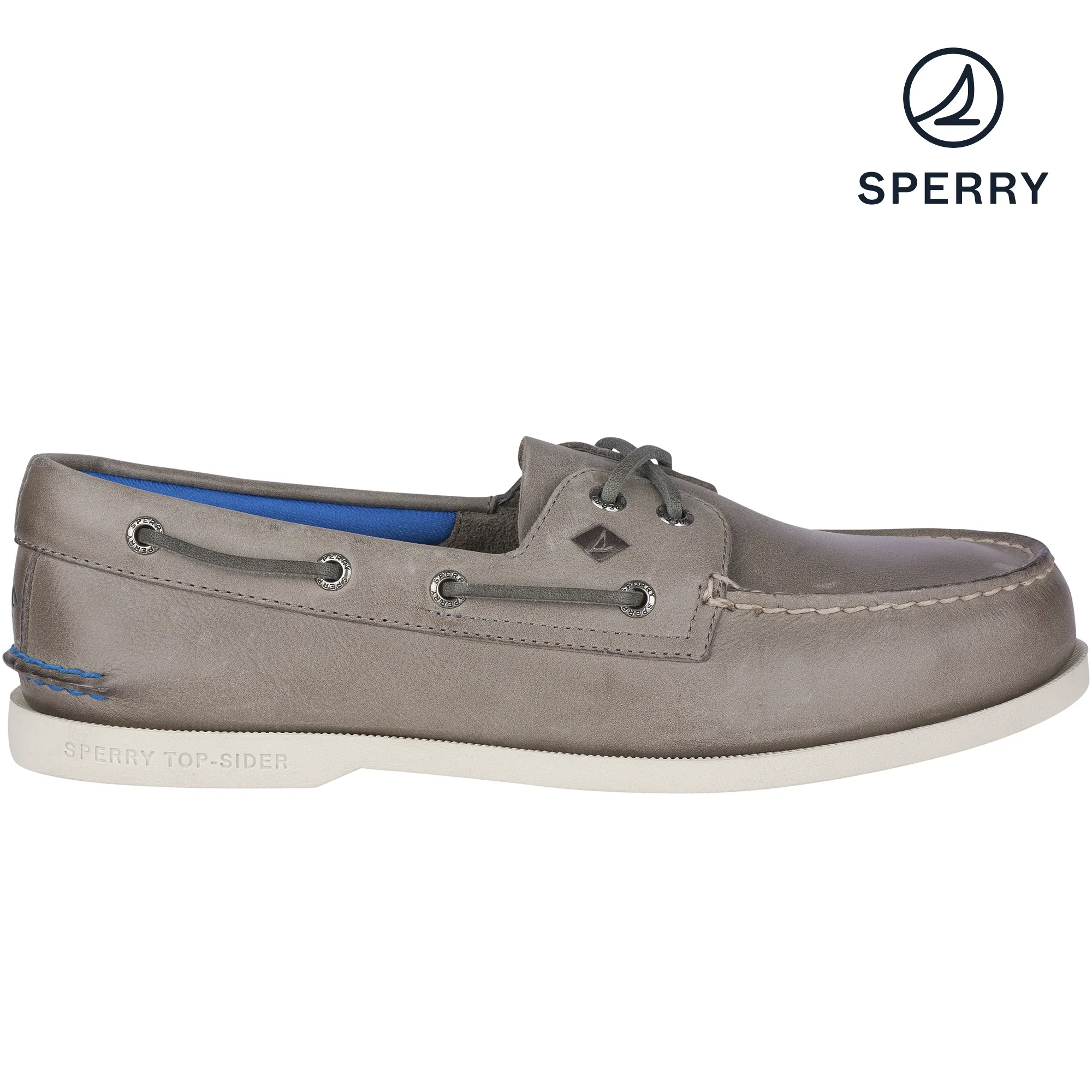 Men's Authentic Original Plush Boat Shoe - Grey (STS18498)