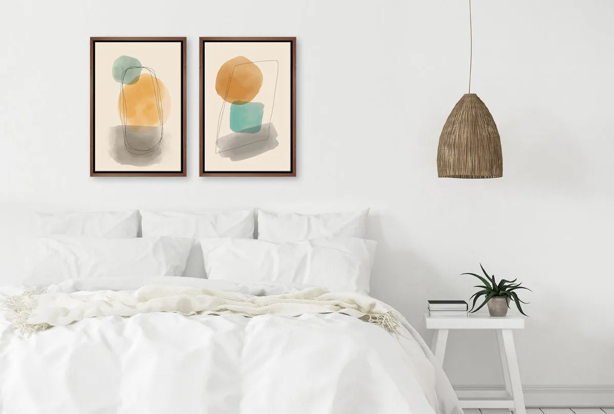 Minimalist Abstract Set 4AB | Abstract Wall Art Print