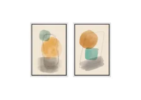 Minimalist Abstract Set 4AB | Abstract Wall Art Print