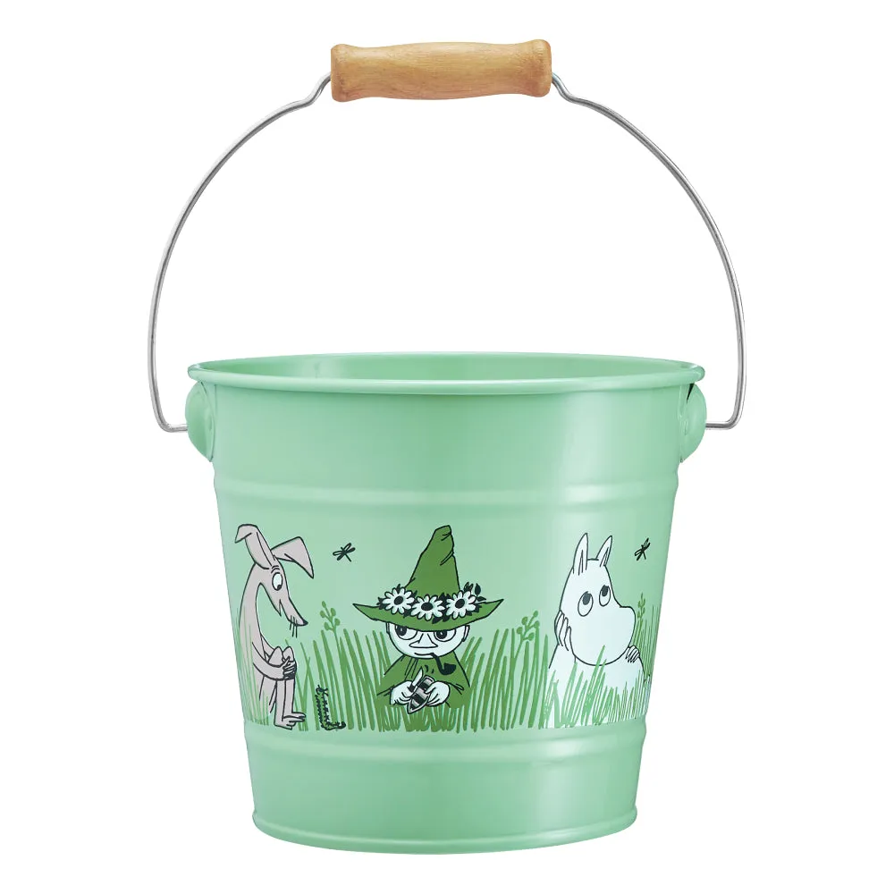 Moomin Bucket In The Garden Boys Green 2L