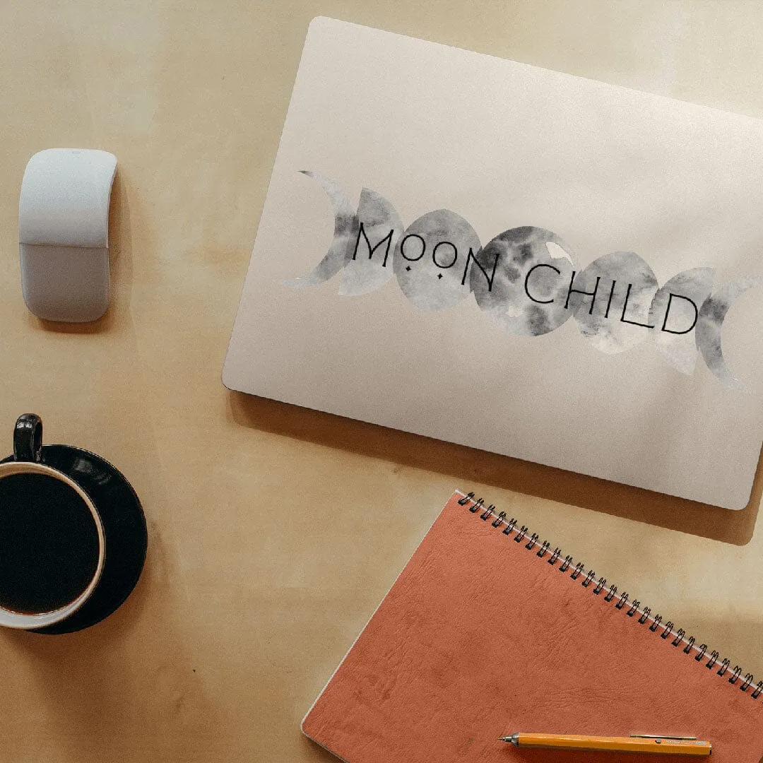 Moon Child Laptop Decal