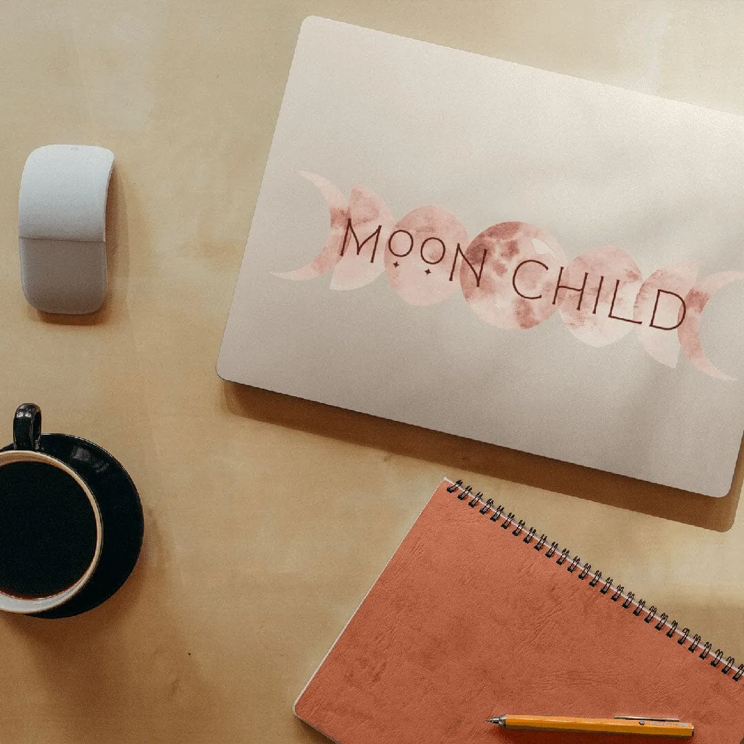 Moon Child Laptop Decal