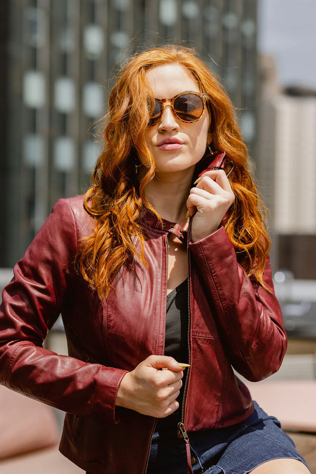 Rexie Fashion Leather Jacket