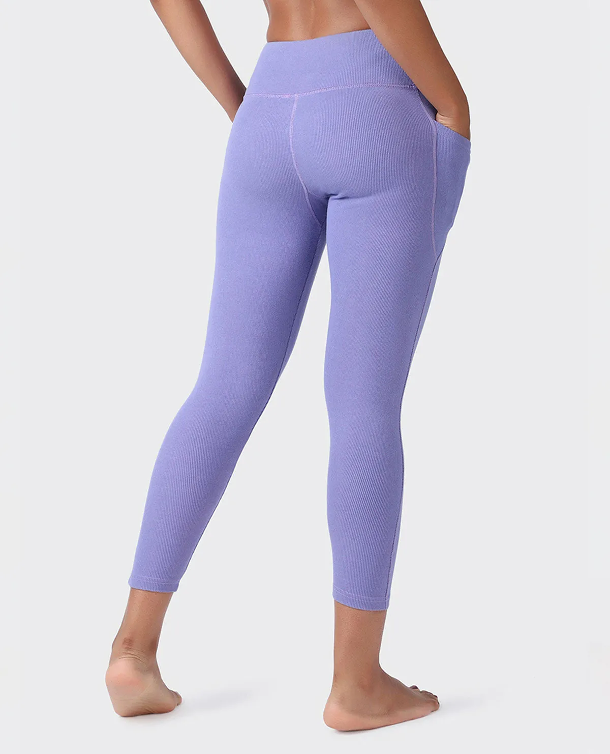 Ribbed Criss Cross Leggings Very Peri