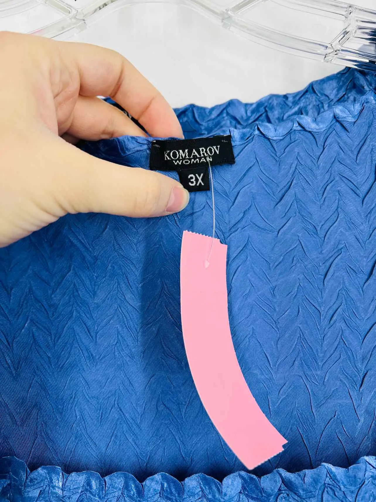 Size 3X Lt Blue Maxi Charmeuse NEW PLUS Dress Set-Plus