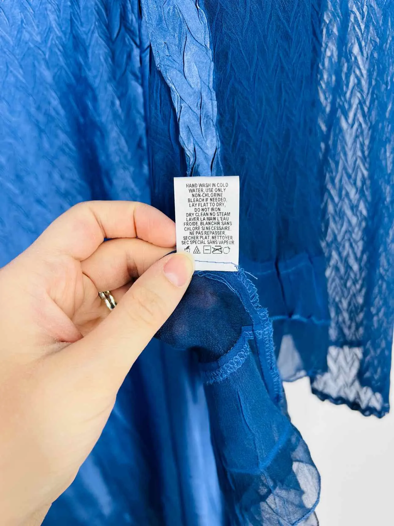 Size 3X Lt Blue Maxi Charmeuse NEW PLUS Dress Set-Plus