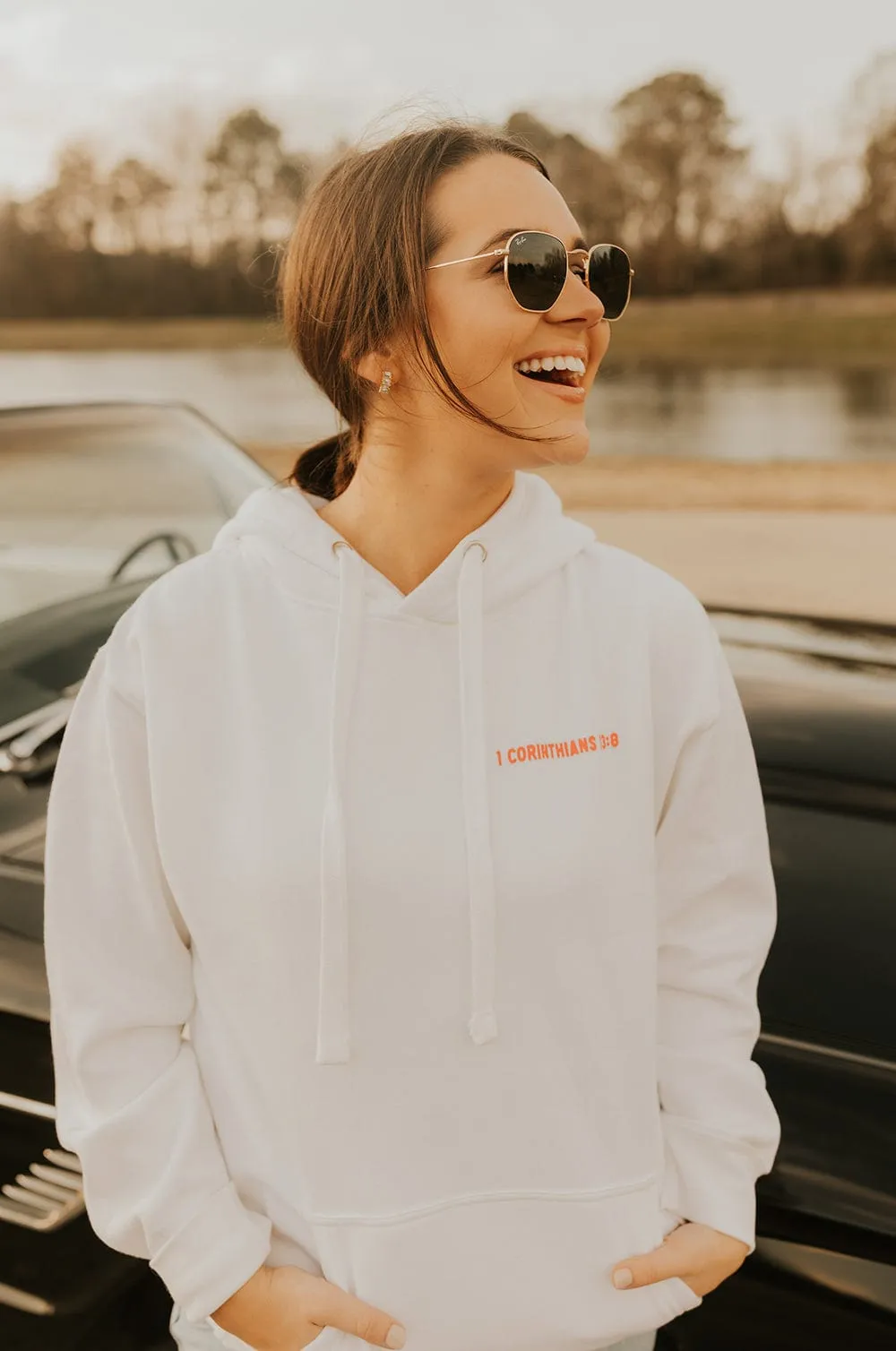 The Cordle's: His Love Never Fails White Hoodie