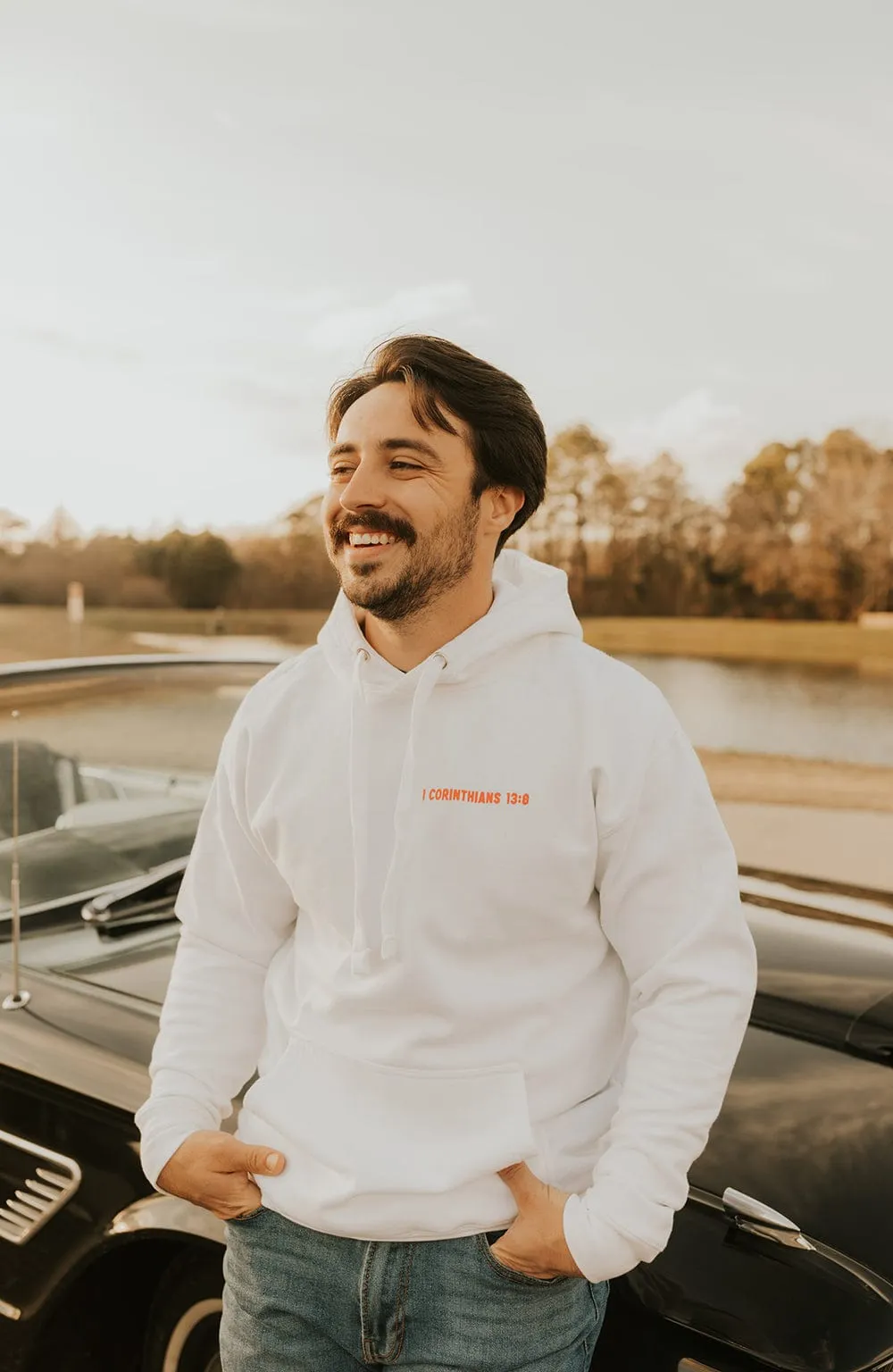 The Cordle's: His Love Never Fails White Hoodie
