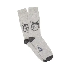 Women's Royal Collection Corgi Dog Cotton Socks